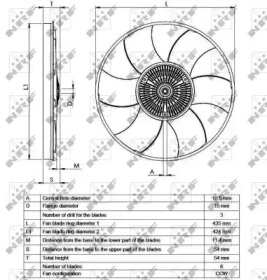 WILMINK GROUP wg1720940 -  Сцепление, вентилятор радиатора